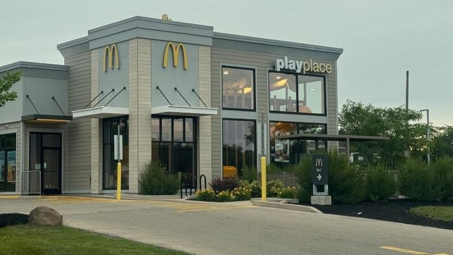McDonald’s Germantown, with the PlayPlace windows on the right